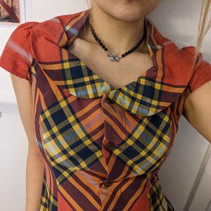 VINTAGE Vivienne Westwood Red Label Asymmetric Dress